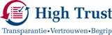 High Trust Transparantie Vertouwen Begrip logo
